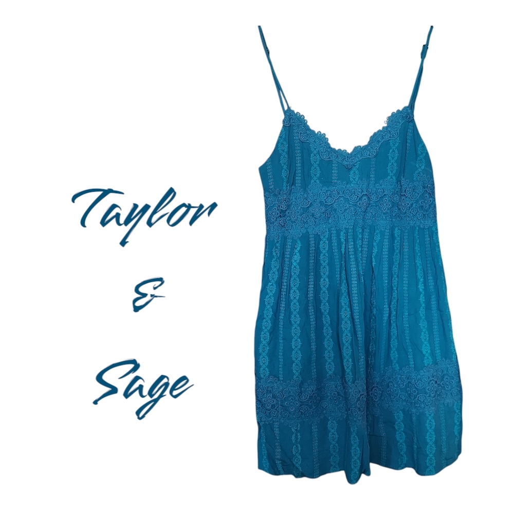 Taylor & Sage dress Teal womens size medium